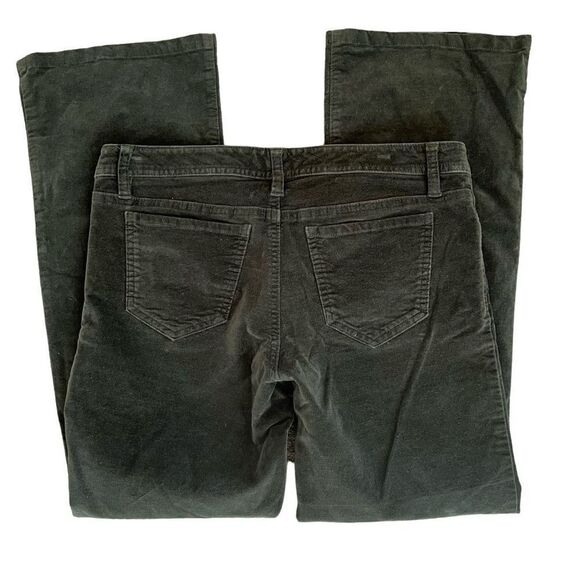 Banana Republic Green Velveteen Pants Ryan Fit Straight Leg Size 8 - Picture 2 of 6